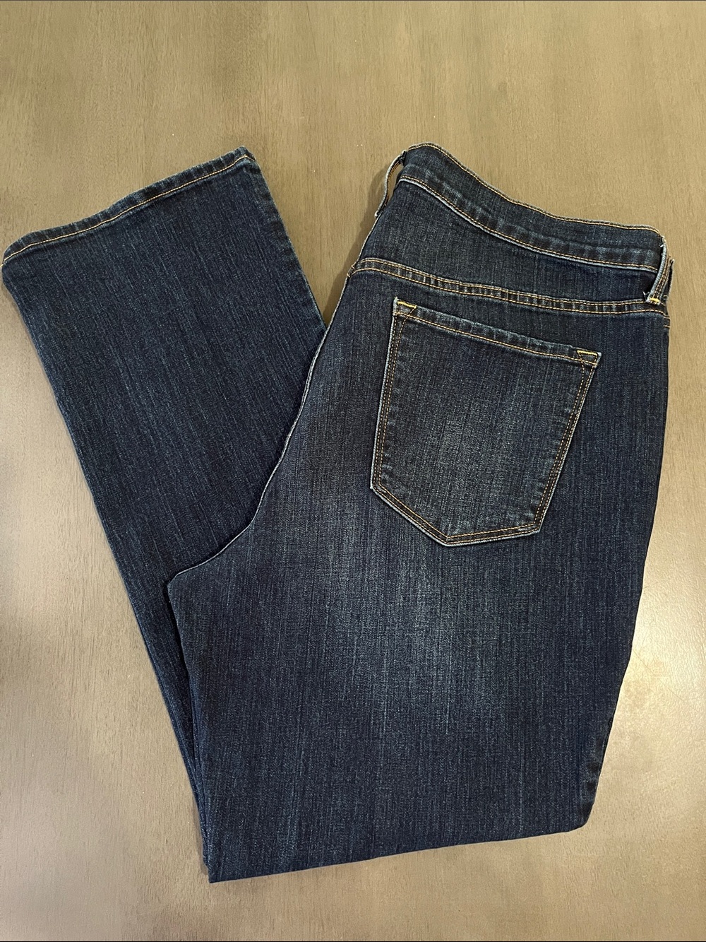 Dark Blue Women’s Jeans - Classic Boot Stretch Denim old navy plus size 18 short